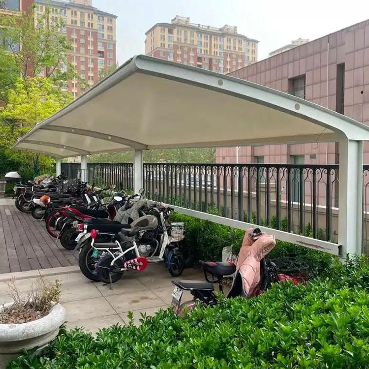 柞水县膜结构电动车棚